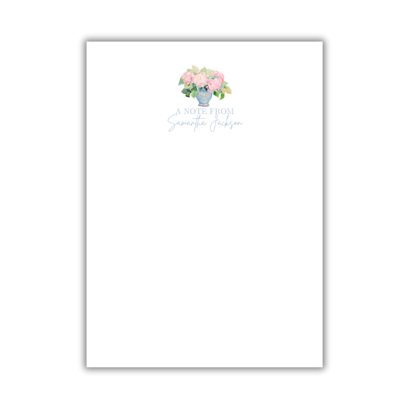 Happy Hydrangeas Notepad