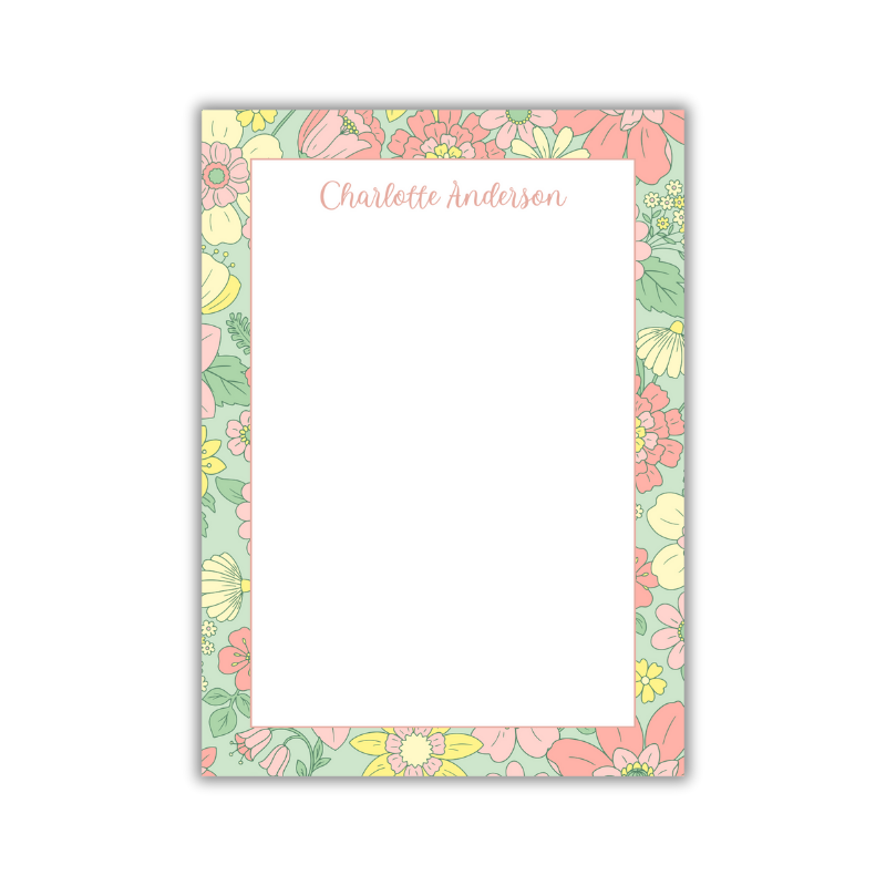 Pastel Petals Notepad