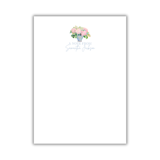 Happy Hydrangeas Notepad
