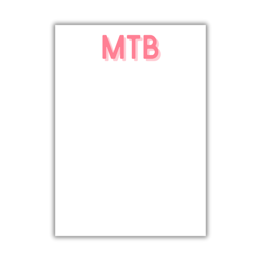 Simply Pink Notepad