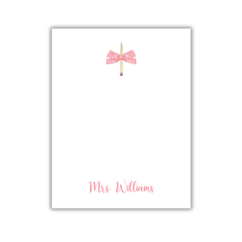 Fancy Pencil Notepad