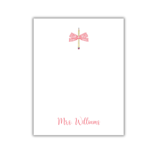 Fancy Pencil Notepad