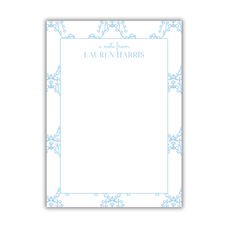 Whimsical Trellis Notepad